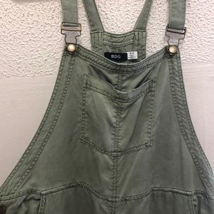 Olive green overalls